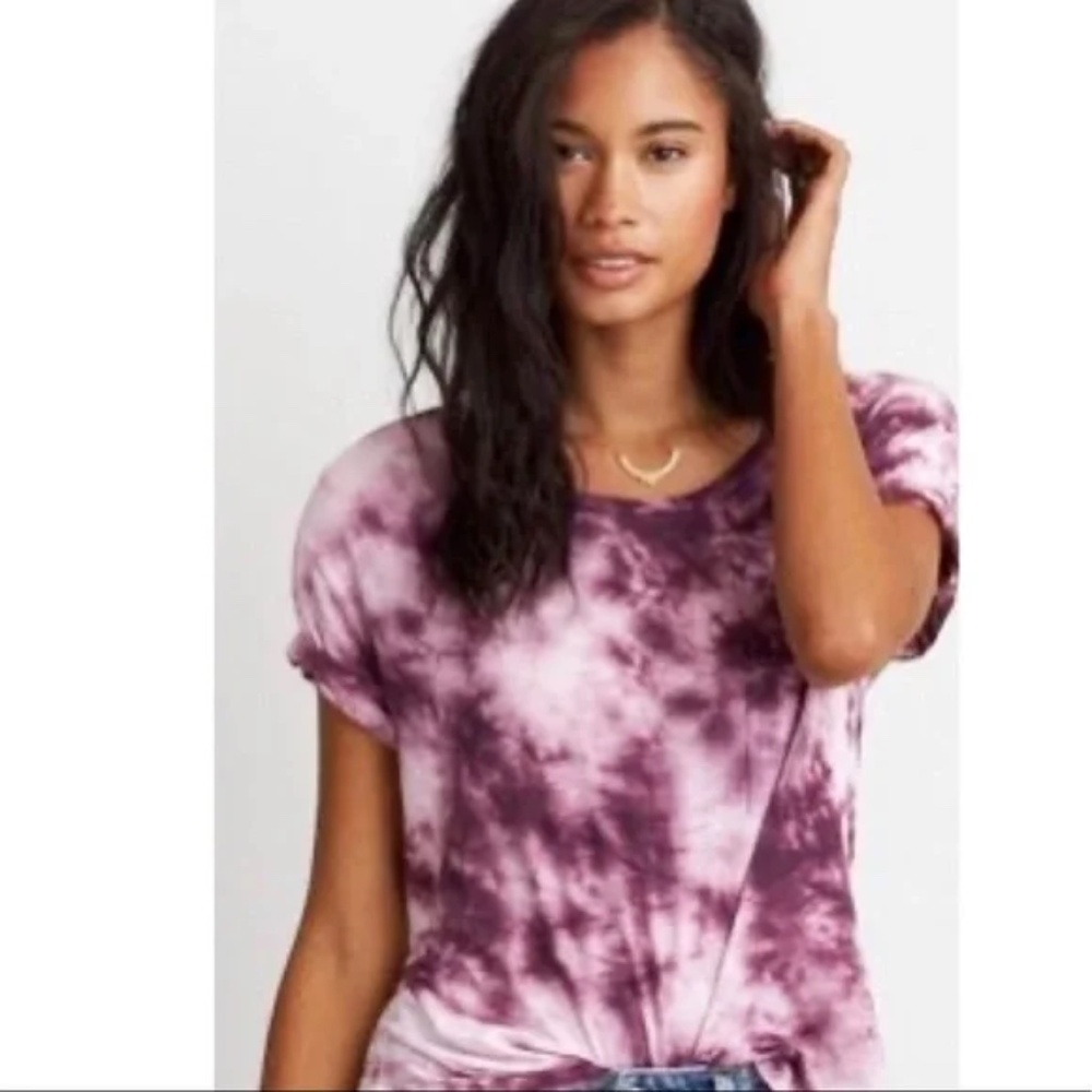 3 for $30 - EUC American Eagle Soft & Sexy Purple Tie Dye T-Shirt